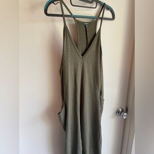 Wild Fable Green Loose Overalls Jumpsuit